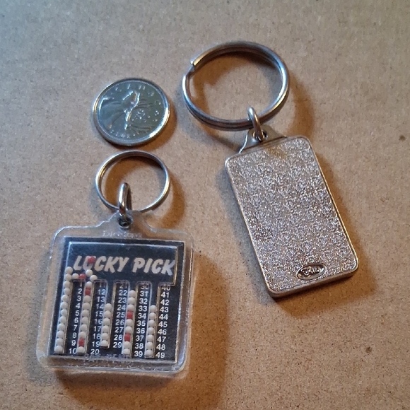 Colorful Keychain Set with Retro Design - Picture 2 of 7